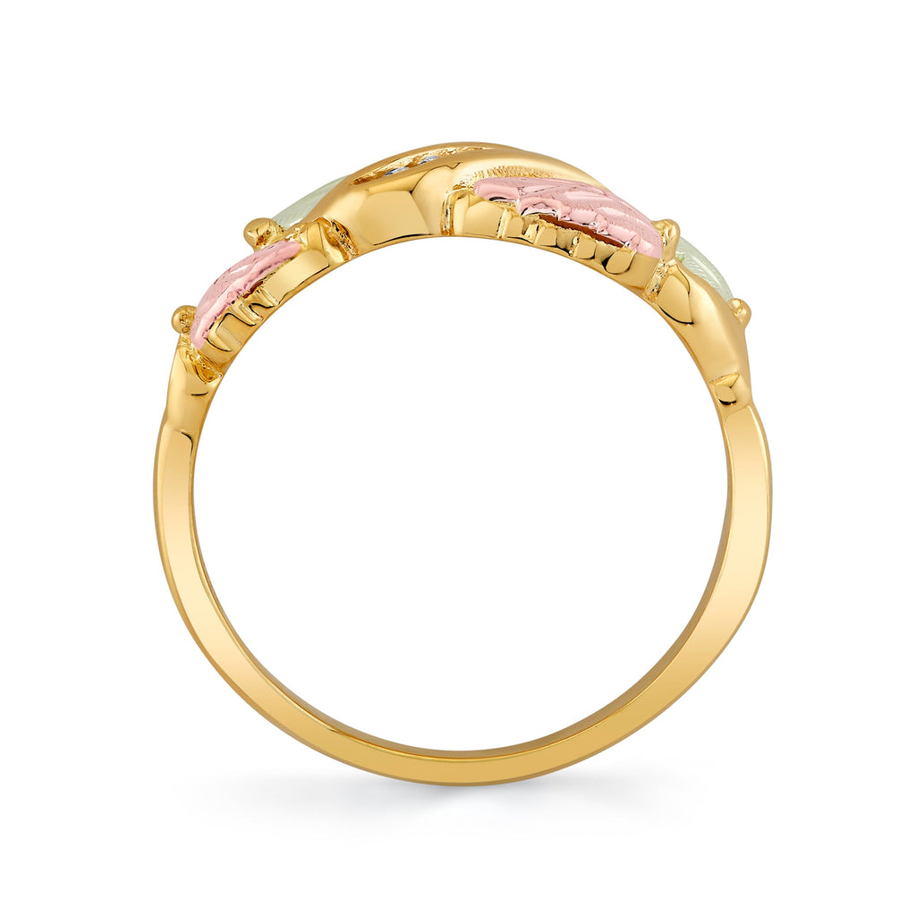 Four Diamond - Black Hills Gold Ladies Ring