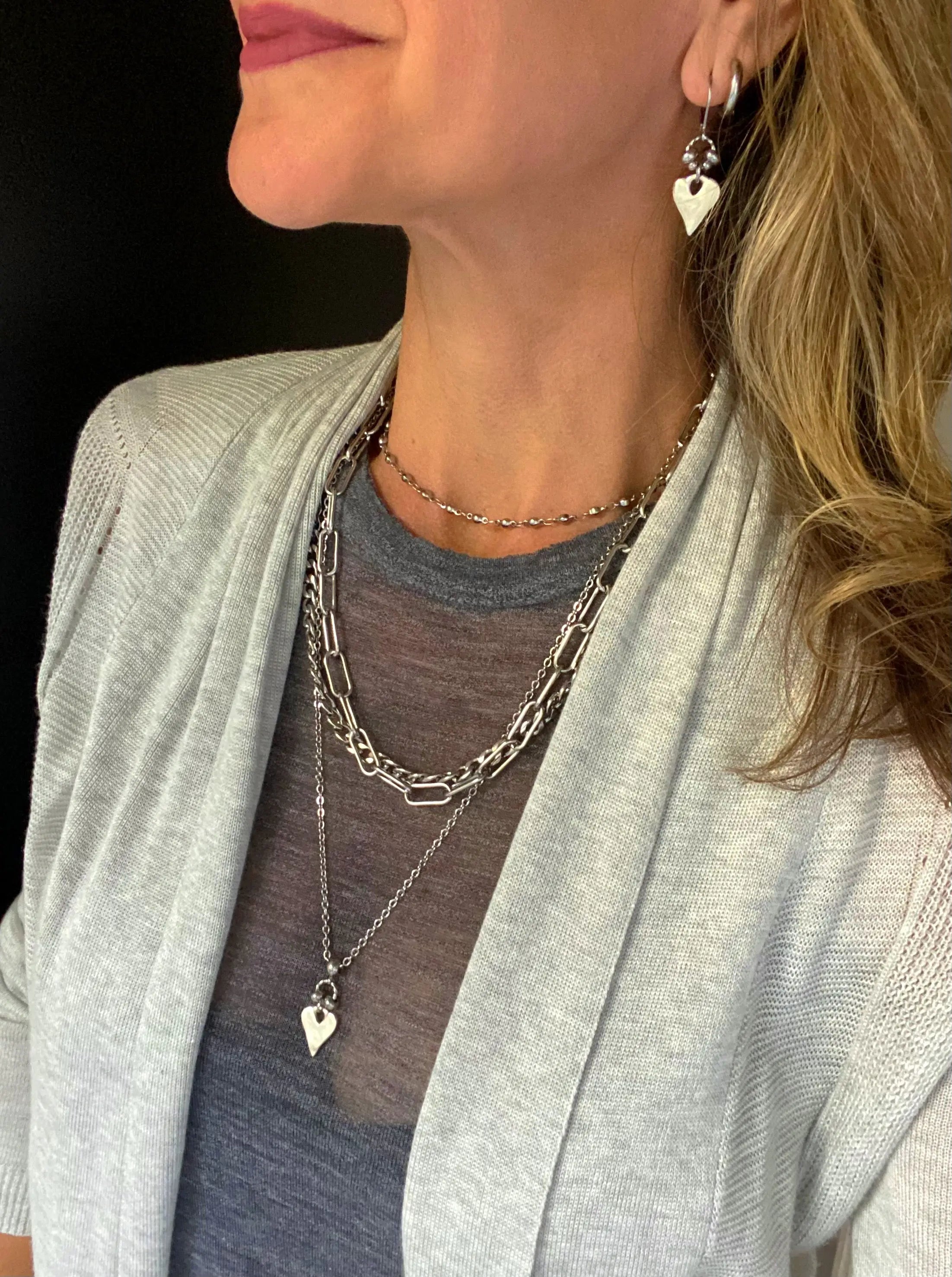 RUSTIC HEART NECKLACE