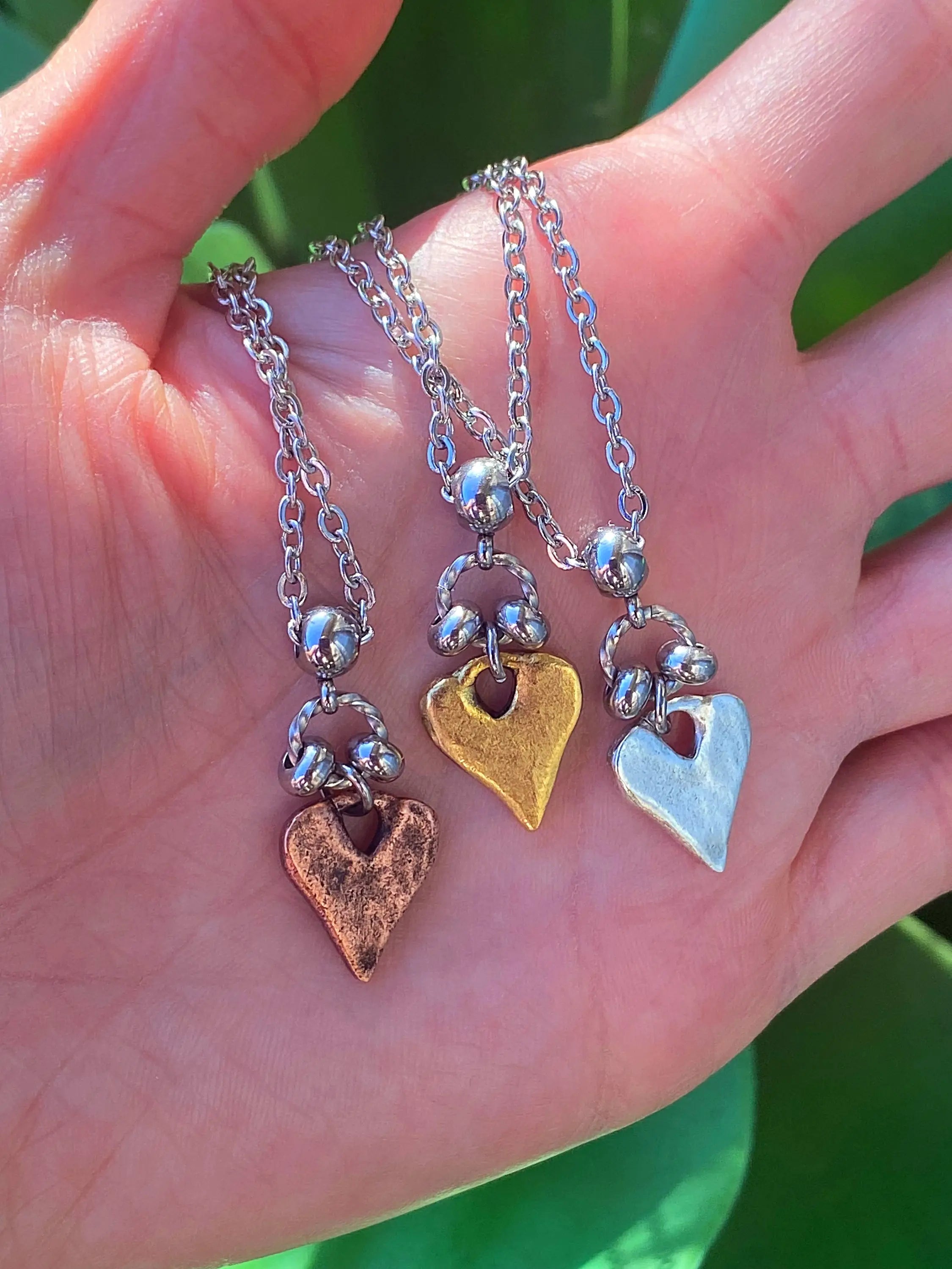 RUSTIC HEART NECKLACE