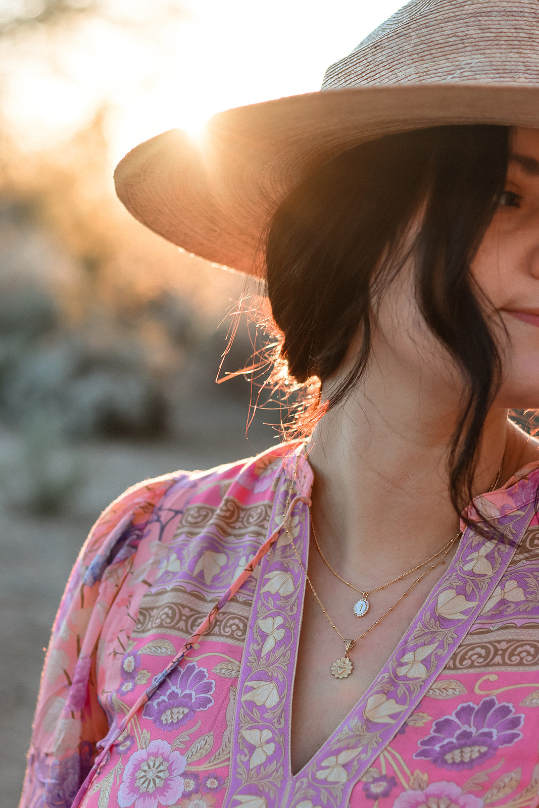 Most Sacred Heart Scalloped Necklace