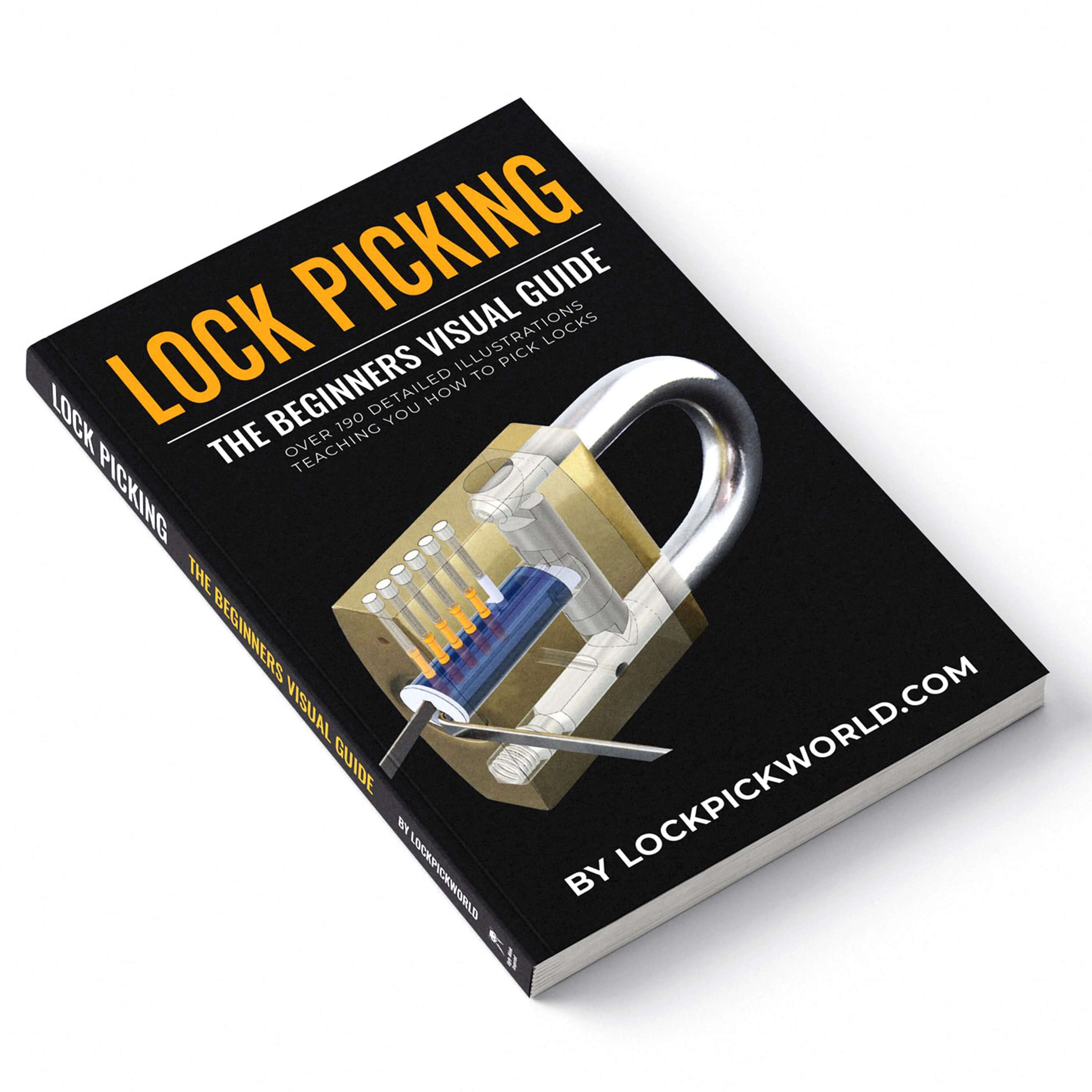 Lock Picking Book - Beginners Visual Guide, 190 Color Illustrations