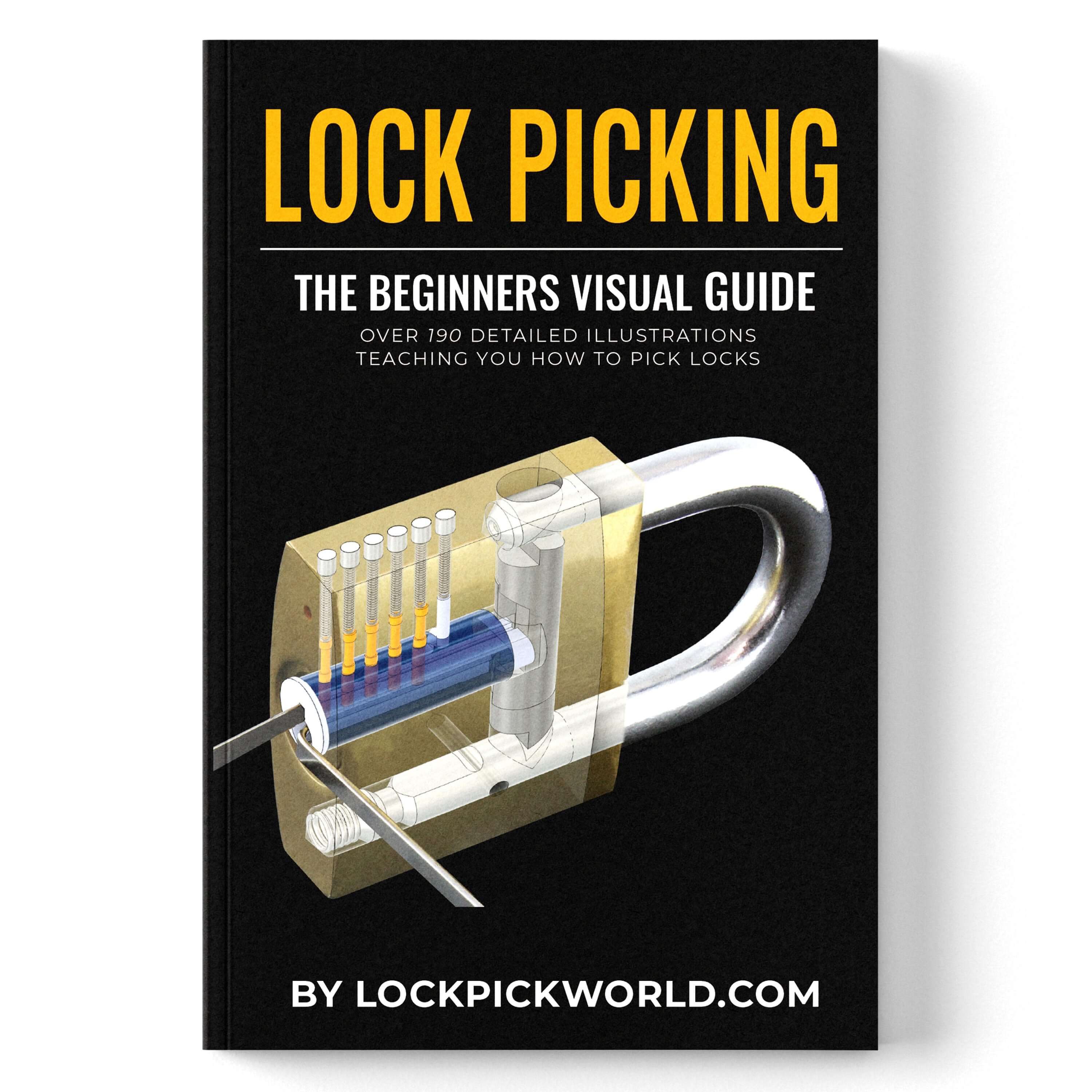 Lock Picking Book - Beginners Visual Guide, 190 Color Illustrations