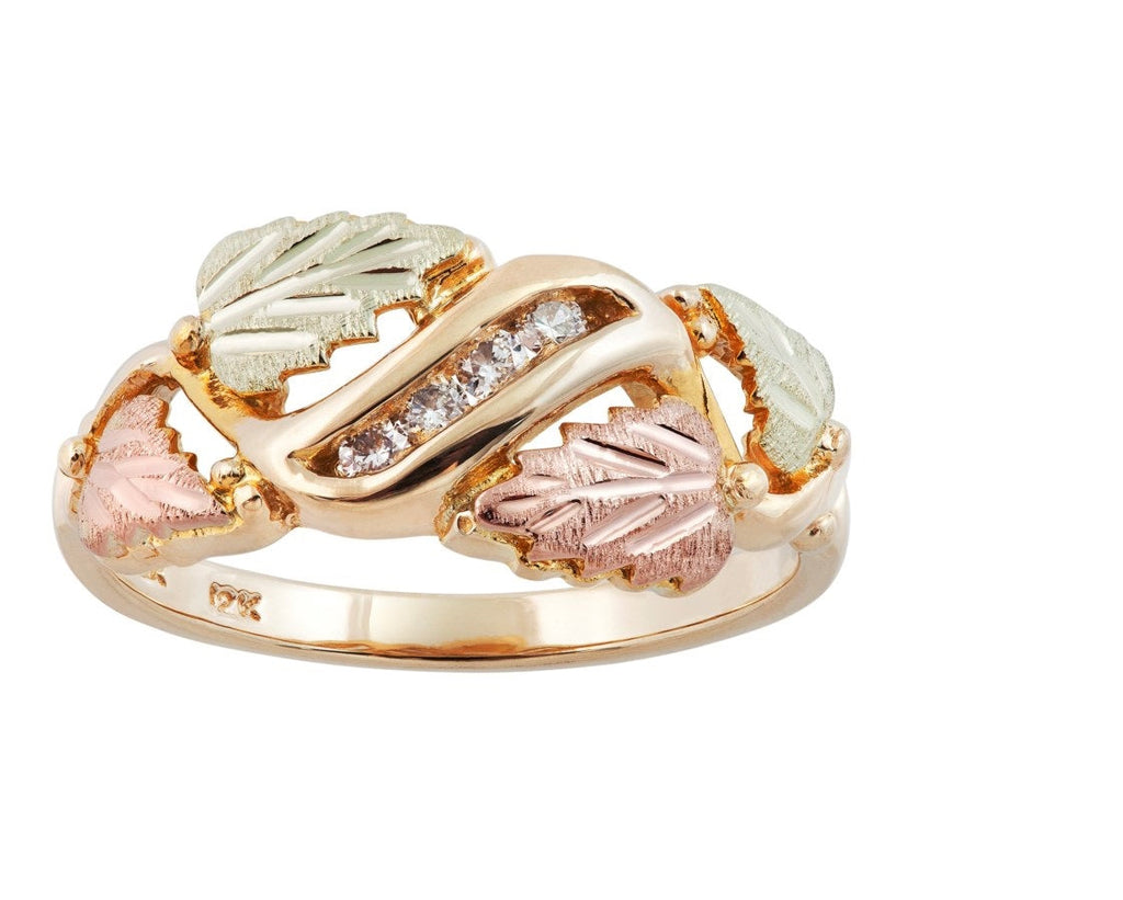 Four Diamond - Black Hills Gold Ladies Ring