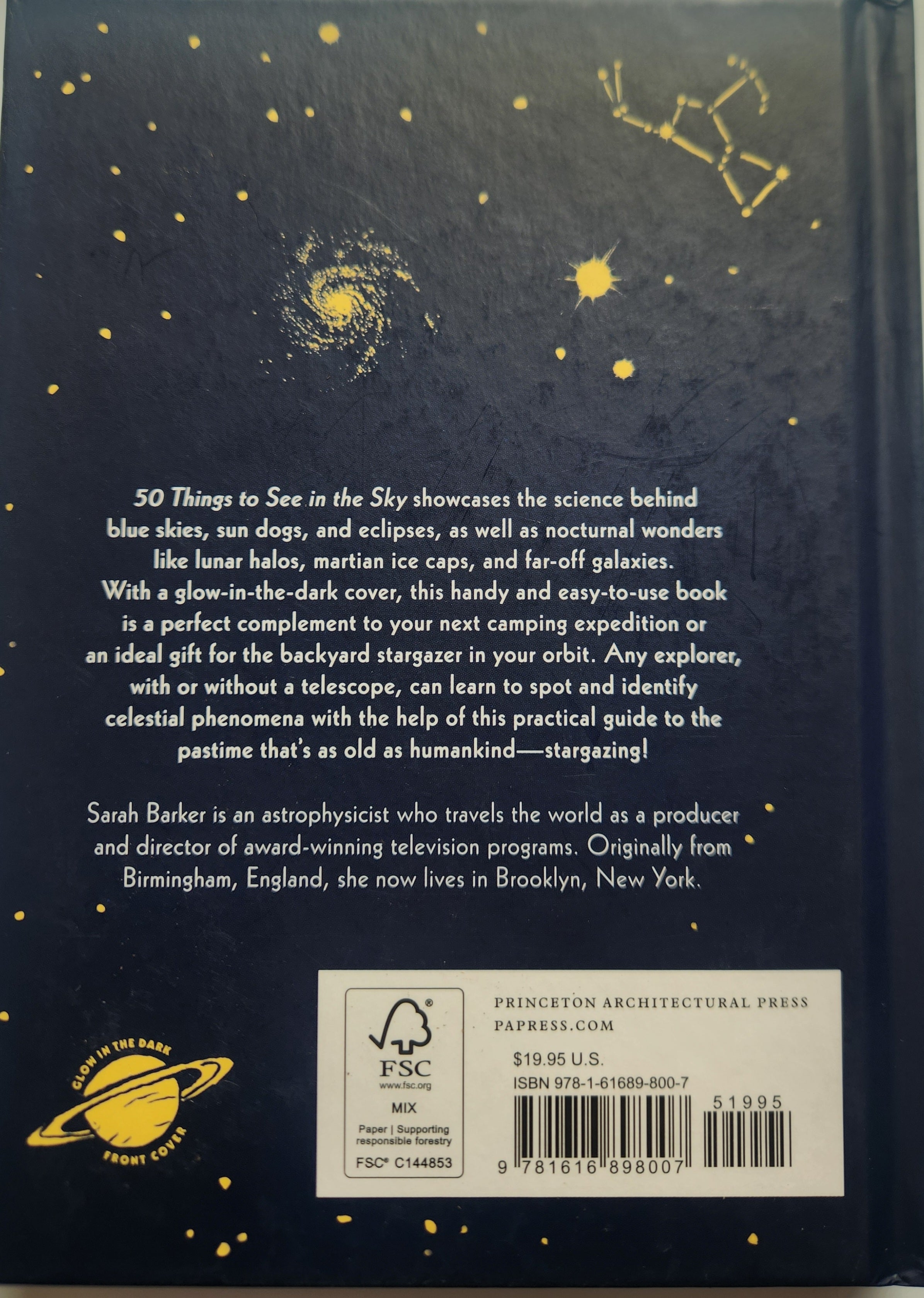 50 Things to See in the Sky - Sarah Barker (Hardcover Book)