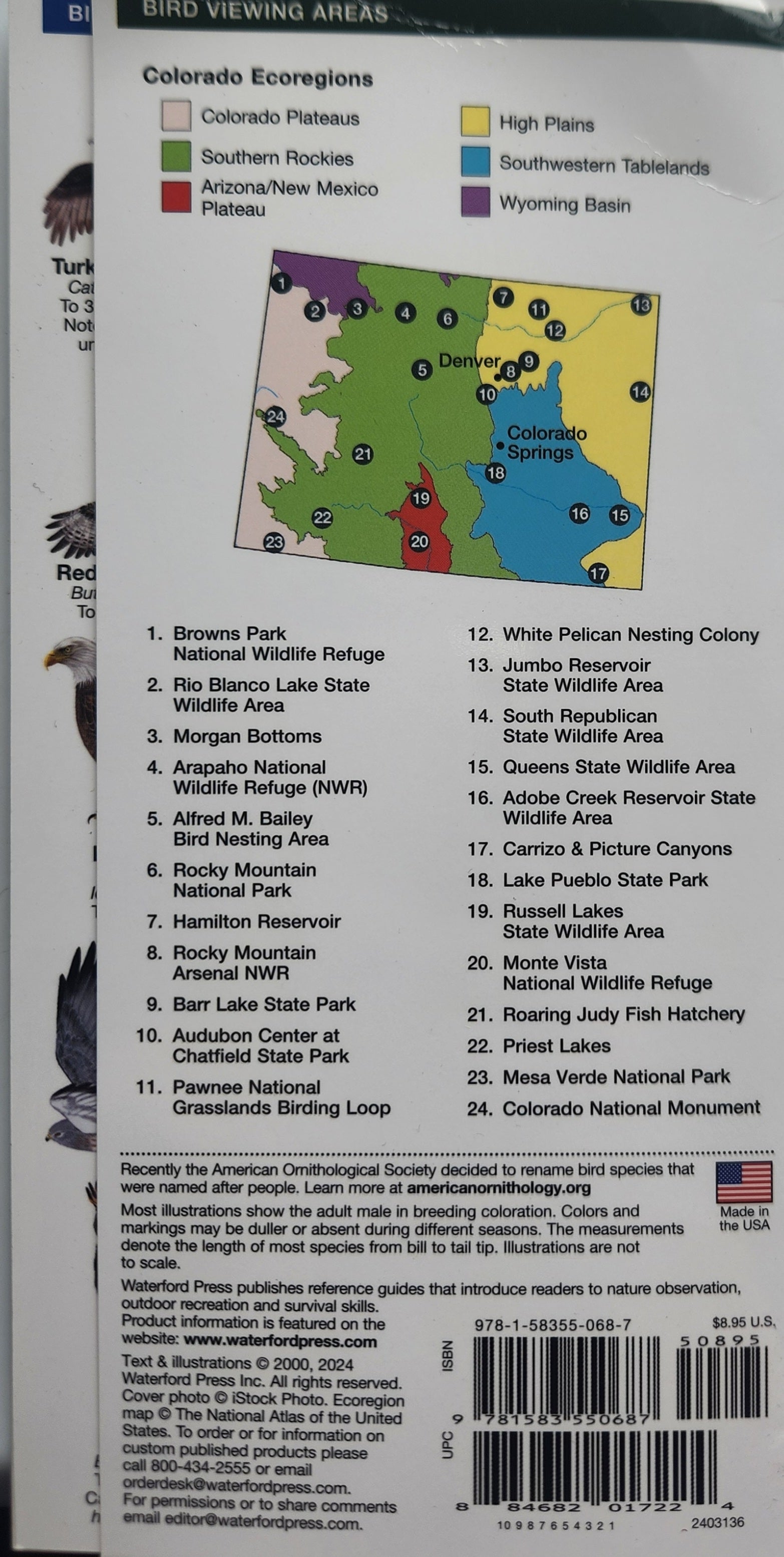 Colorado Birds - Waterford Press (Brochure)