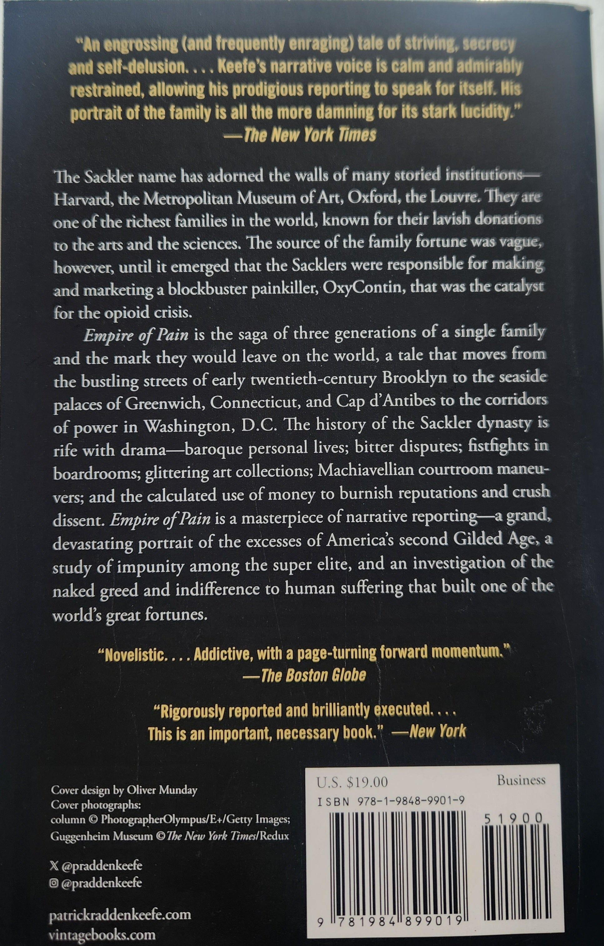 Empire of Pain - Patrick Keefe (Paperback Book)